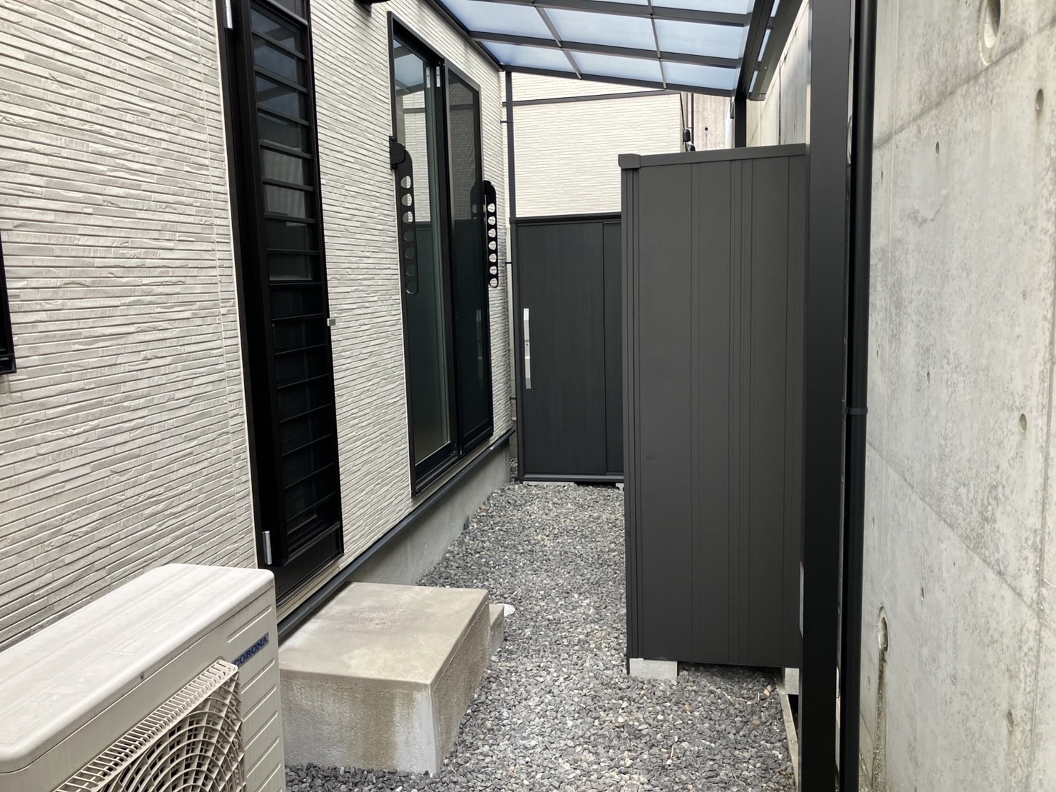 広島外構 廿日市市 五日市外構 大竹外構 岩国外構 カーポート 駐車場工事 エクステリア 広島エクステリア 物置工事