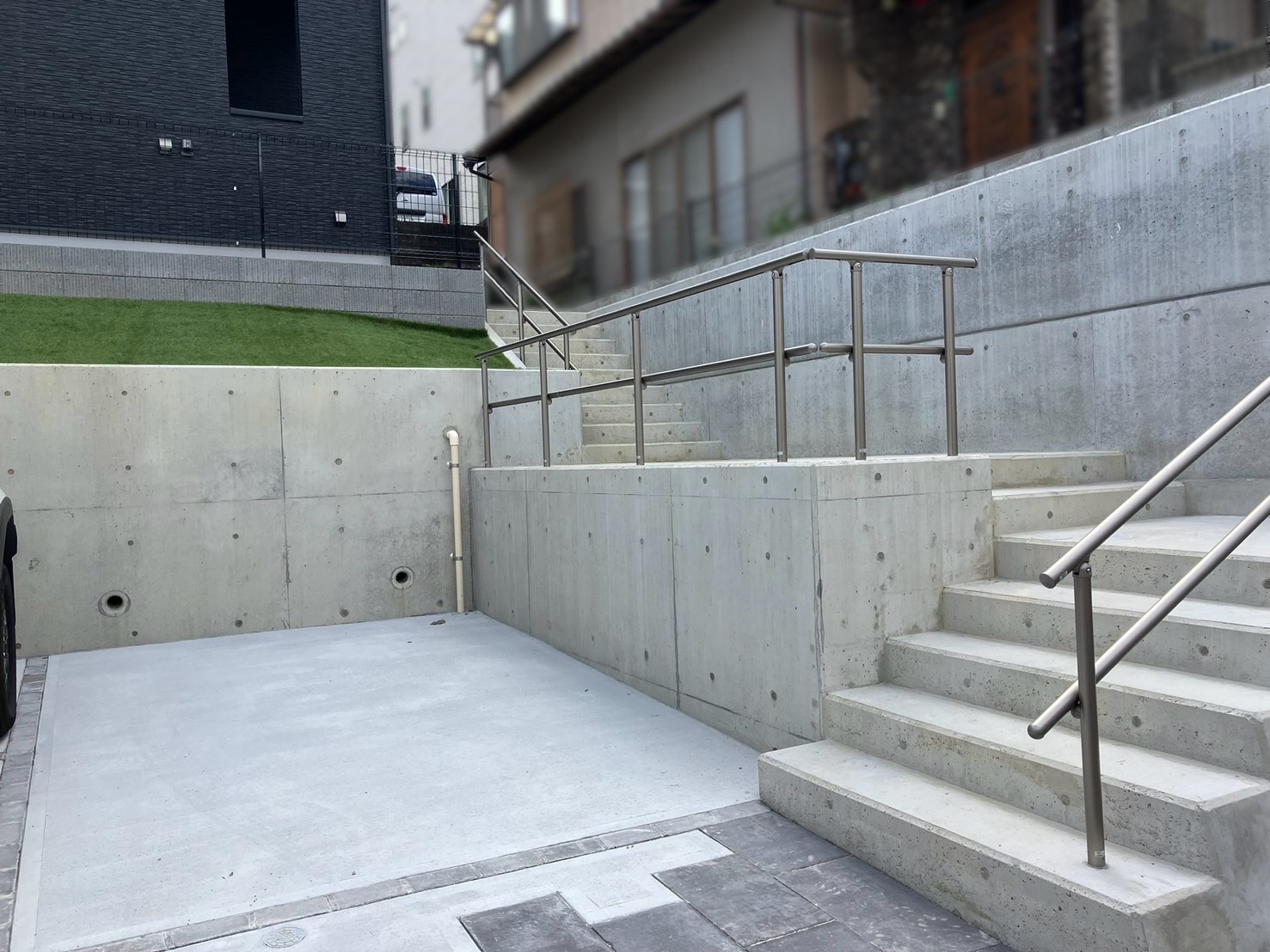 広島外構 廿日市市 五日市外構 大竹外構 岩国外構 カーポート 駐車場工事 エクステリア 広島エクステリア ネスカ LIXIL